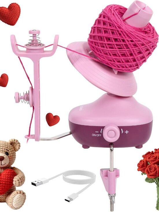 Other - Yarn Winder, Electric Yarn Ball Winder for Crocheting, Compact Yarn Cake Winder